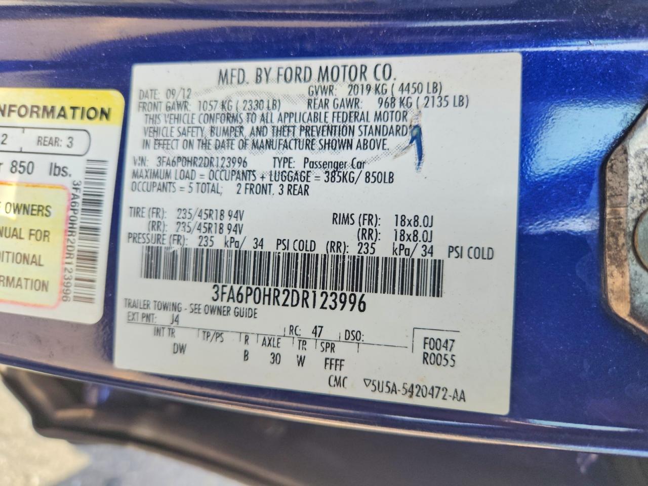 Ford Fusion Se