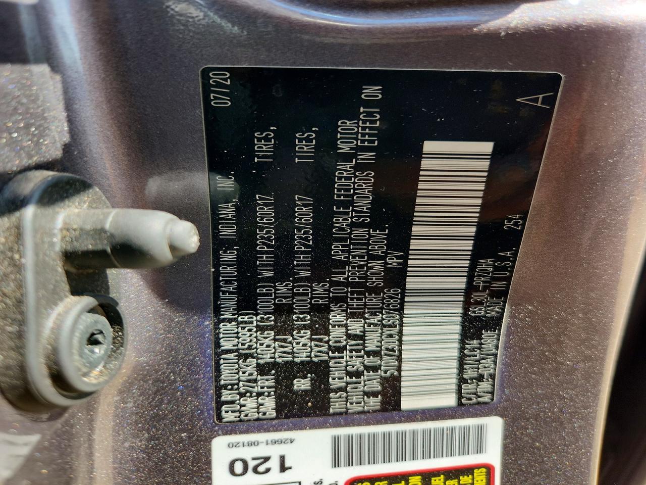 Toyota Sienna Xle 8-passenger