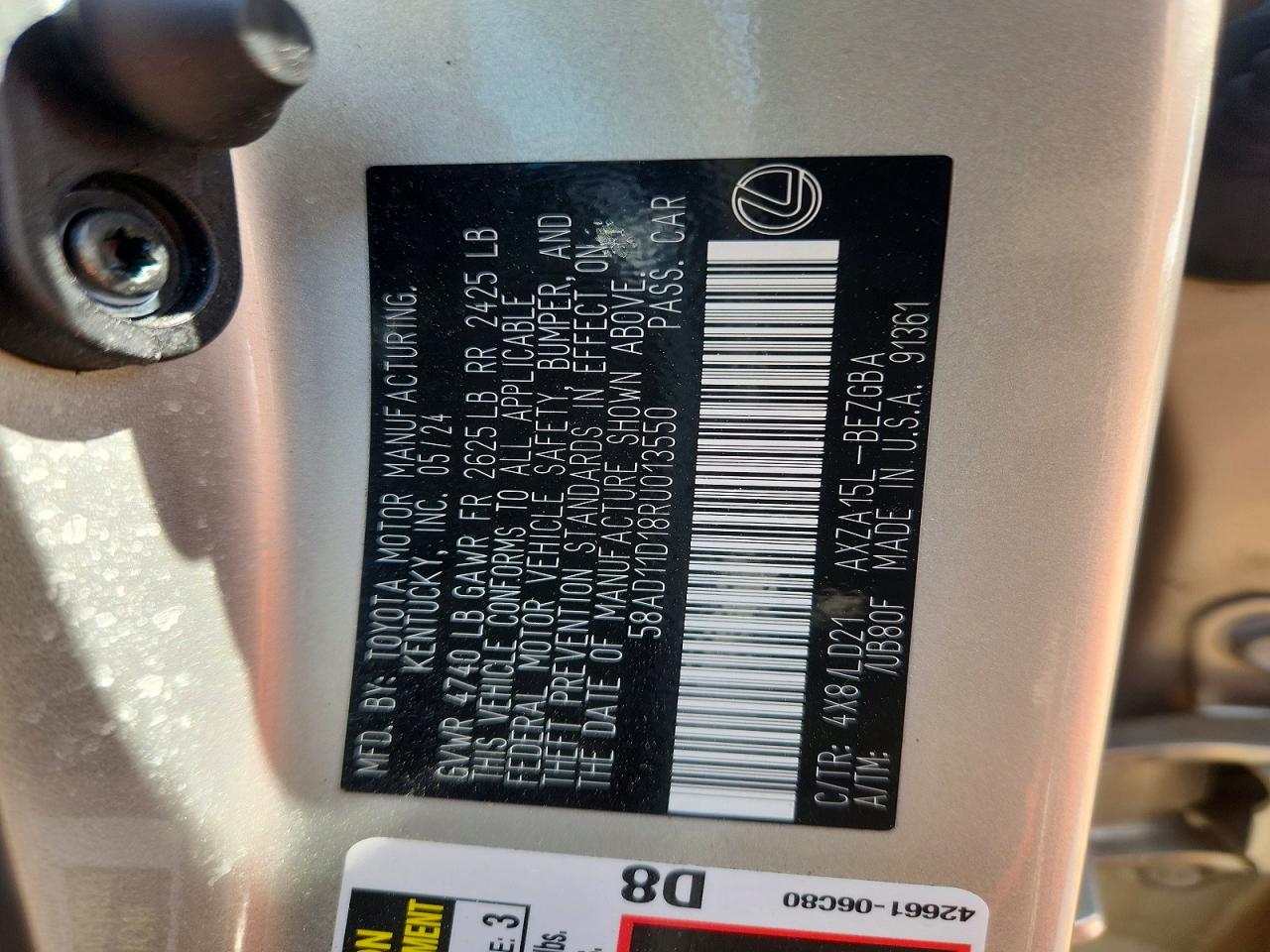 Lexus Es Base