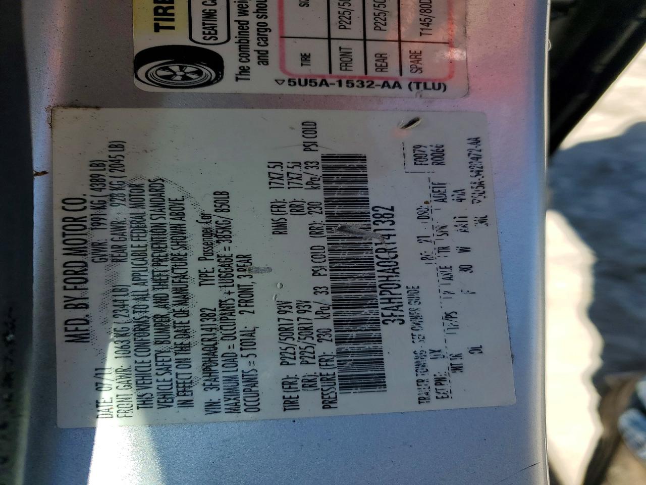 Ford Fusion Se