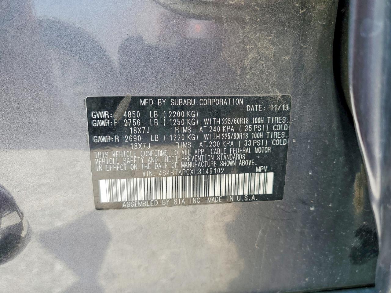 Subaru Outback Touring