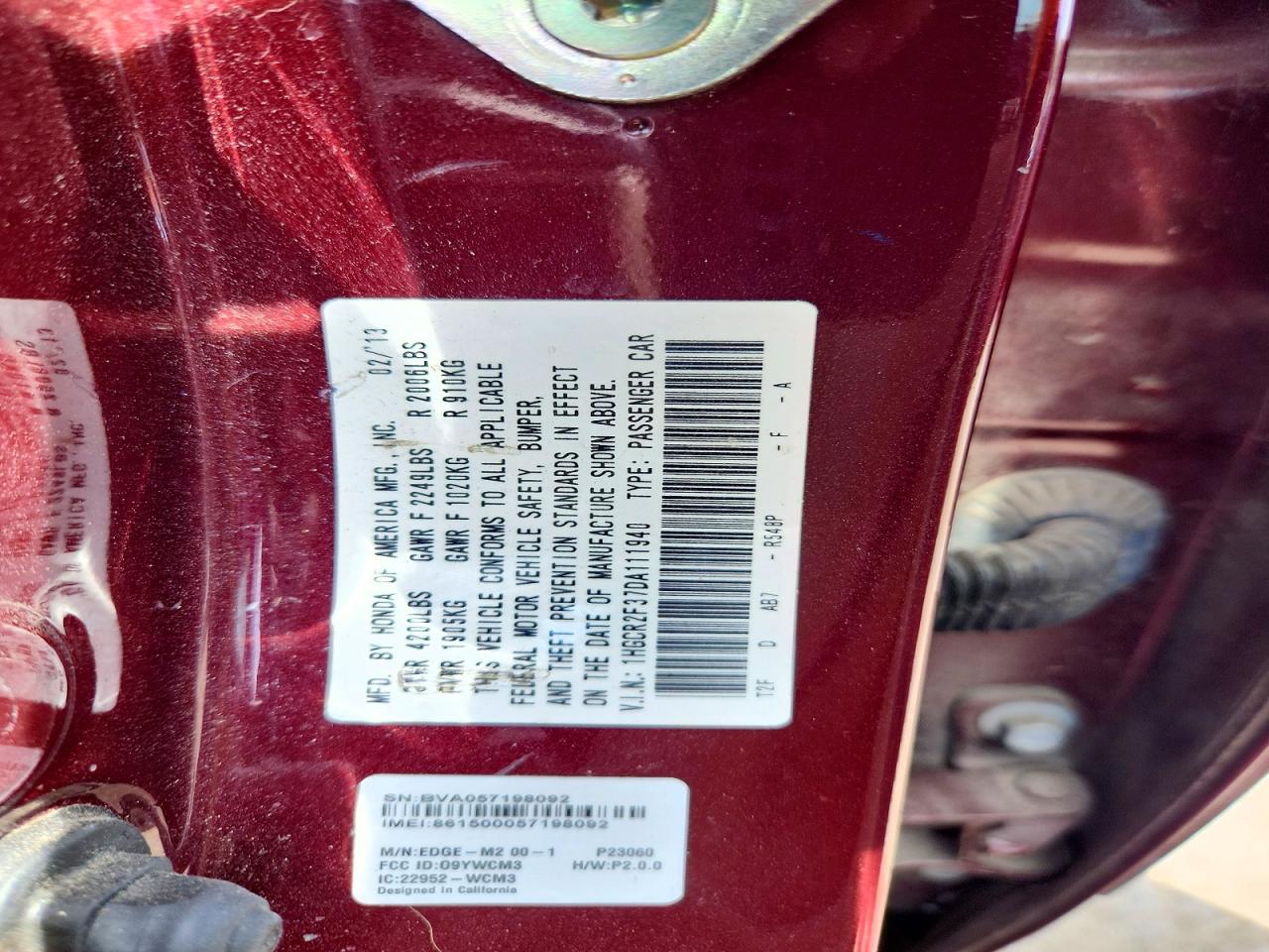 Honda Accord Lx