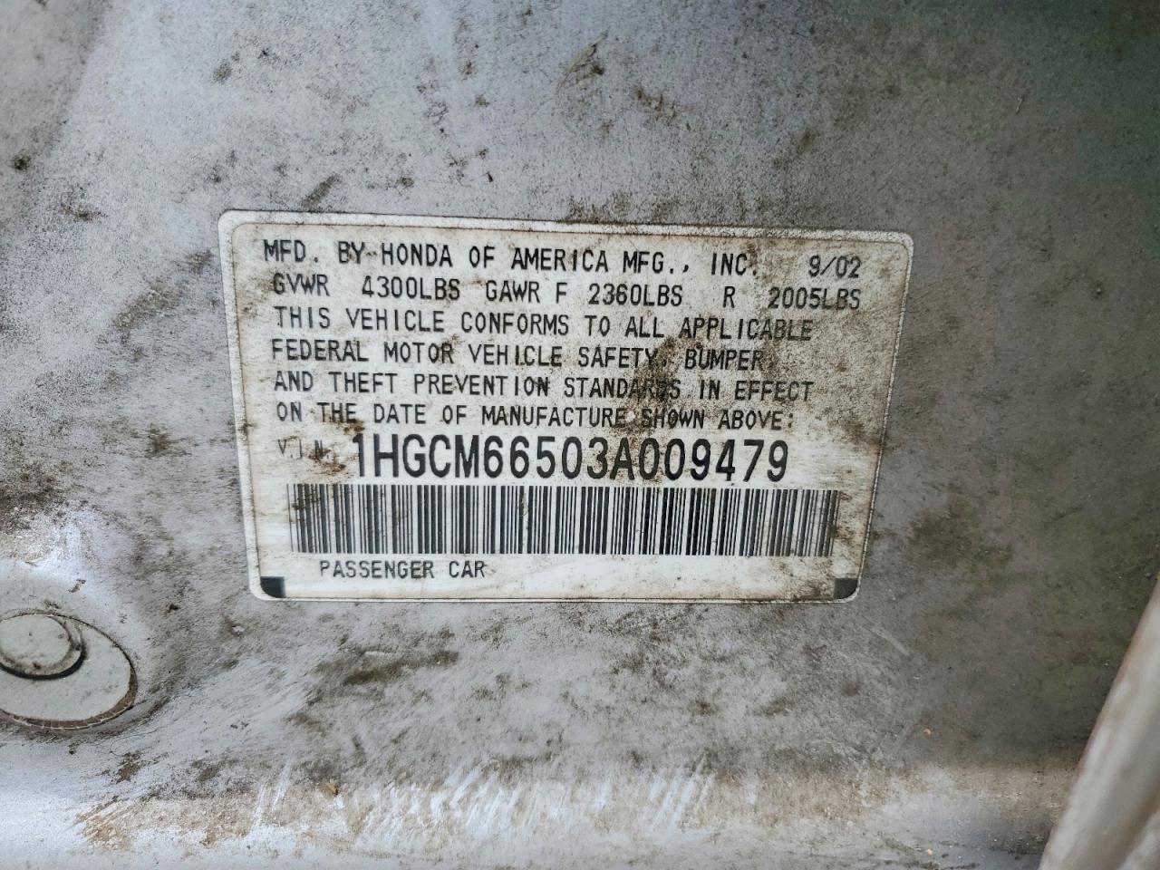 Honda Accord Ex