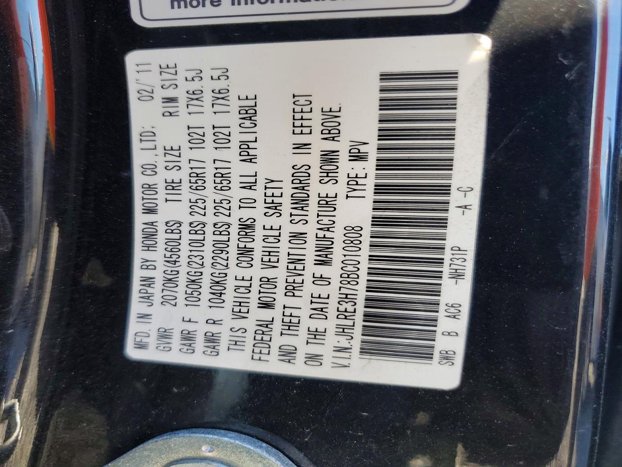 Honda Crv Exl