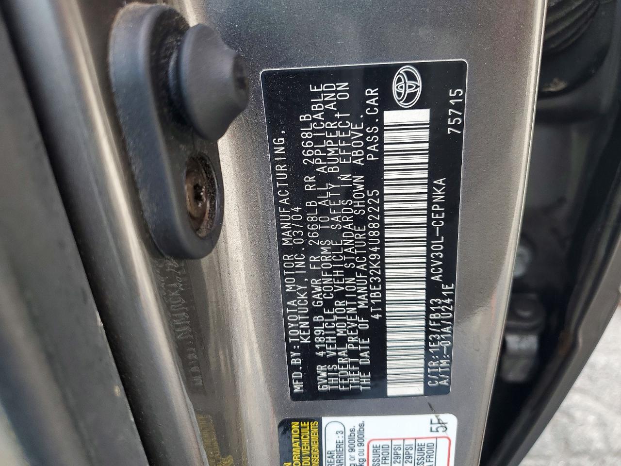 Toyota Camry Le