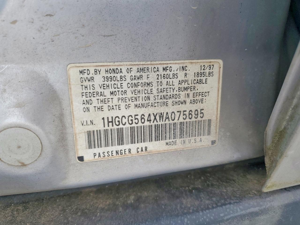 Honda Accord Lx