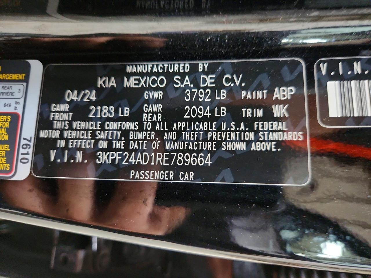 Kia Forte Lxs