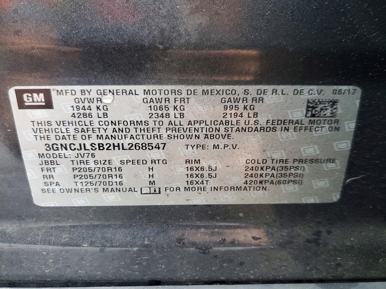 Chevrolet Trax 1lt