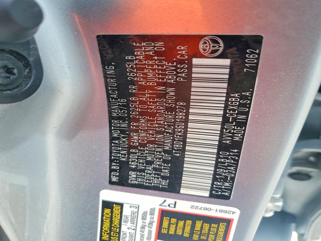 Toyota Camry Xle