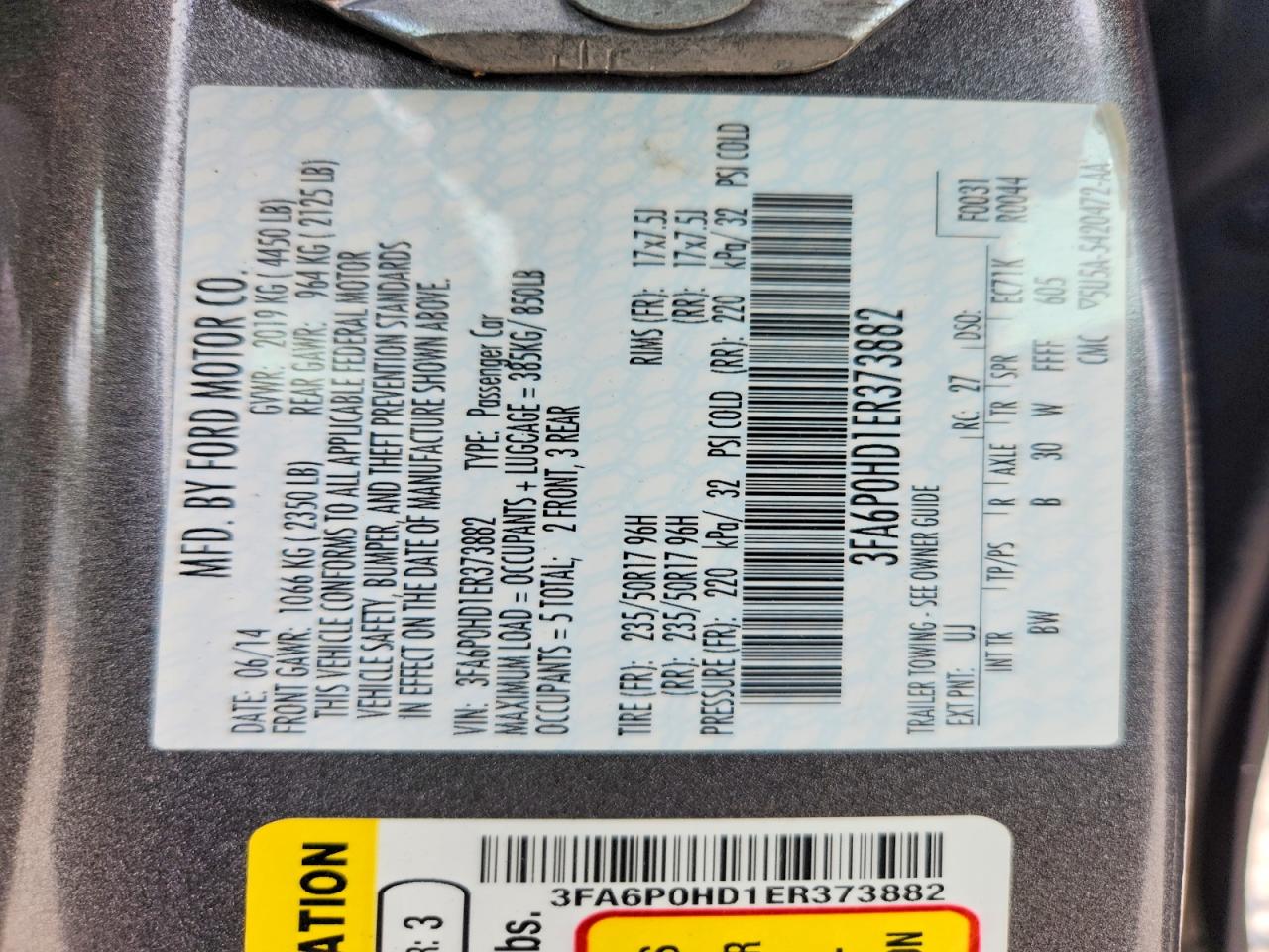 Ford Fusion Se