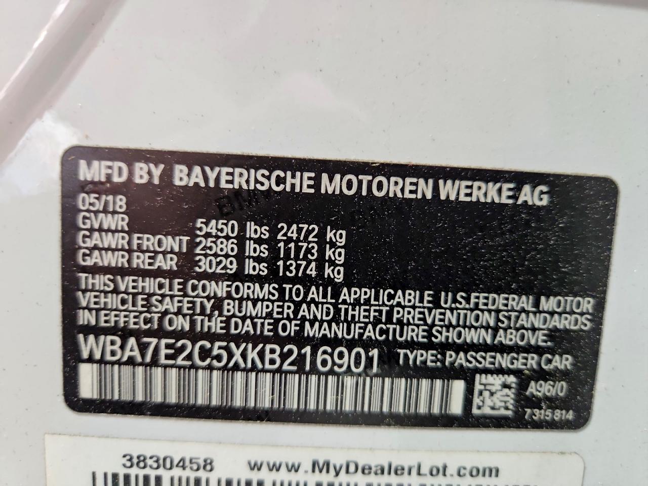 BMW 7 Series I