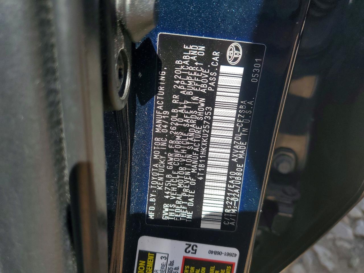 Toyota Camry Se