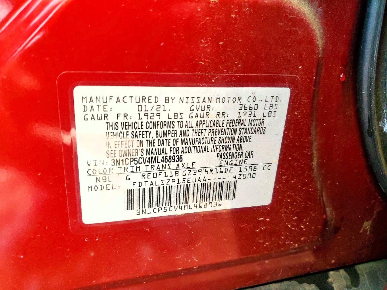 Nissan Kicks Sv