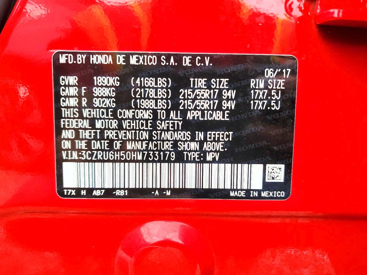 Honda HR-V Ex
