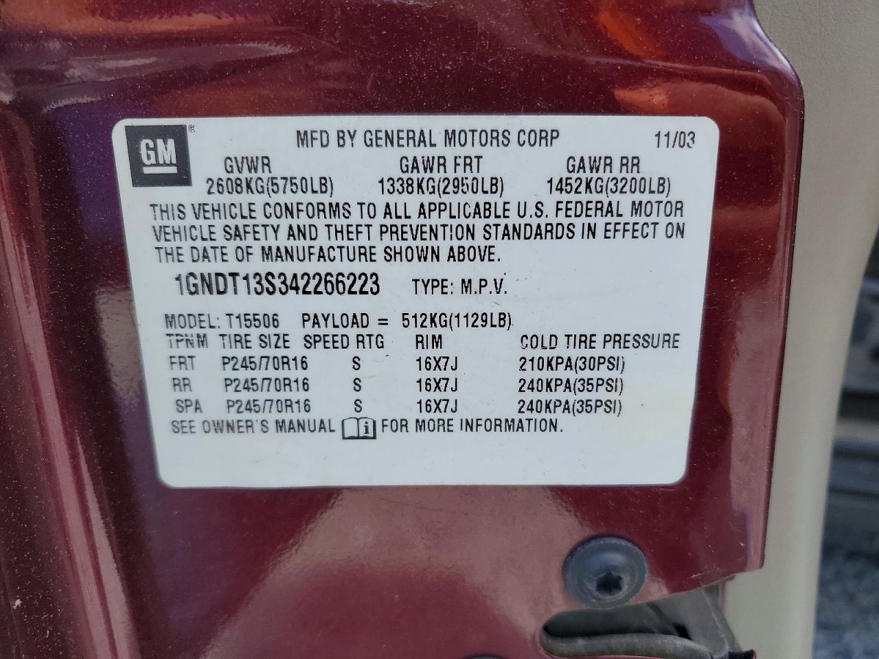 Chevrolet Trailblazer Ls