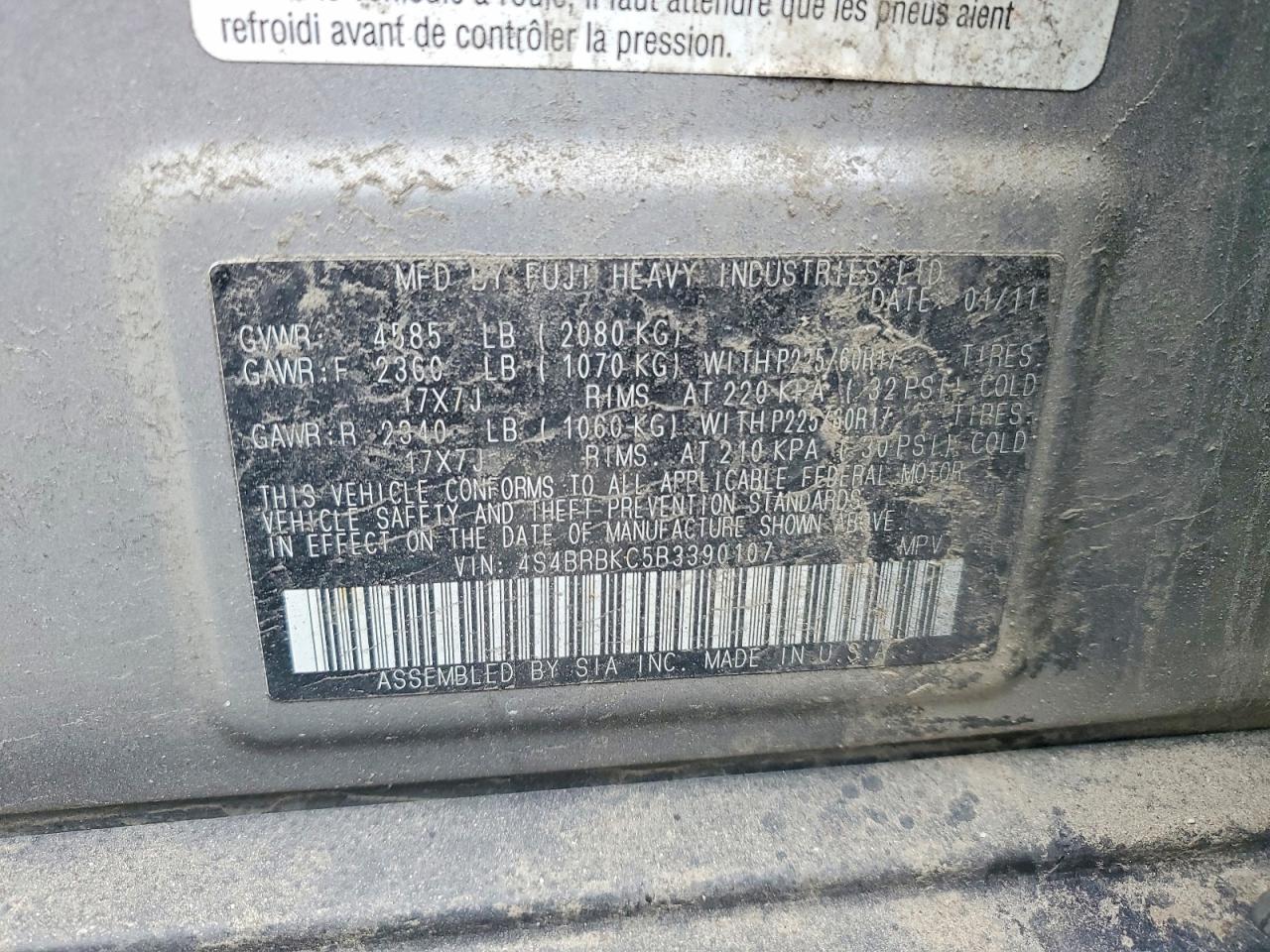 Subaru Outback 2.5i Limited
