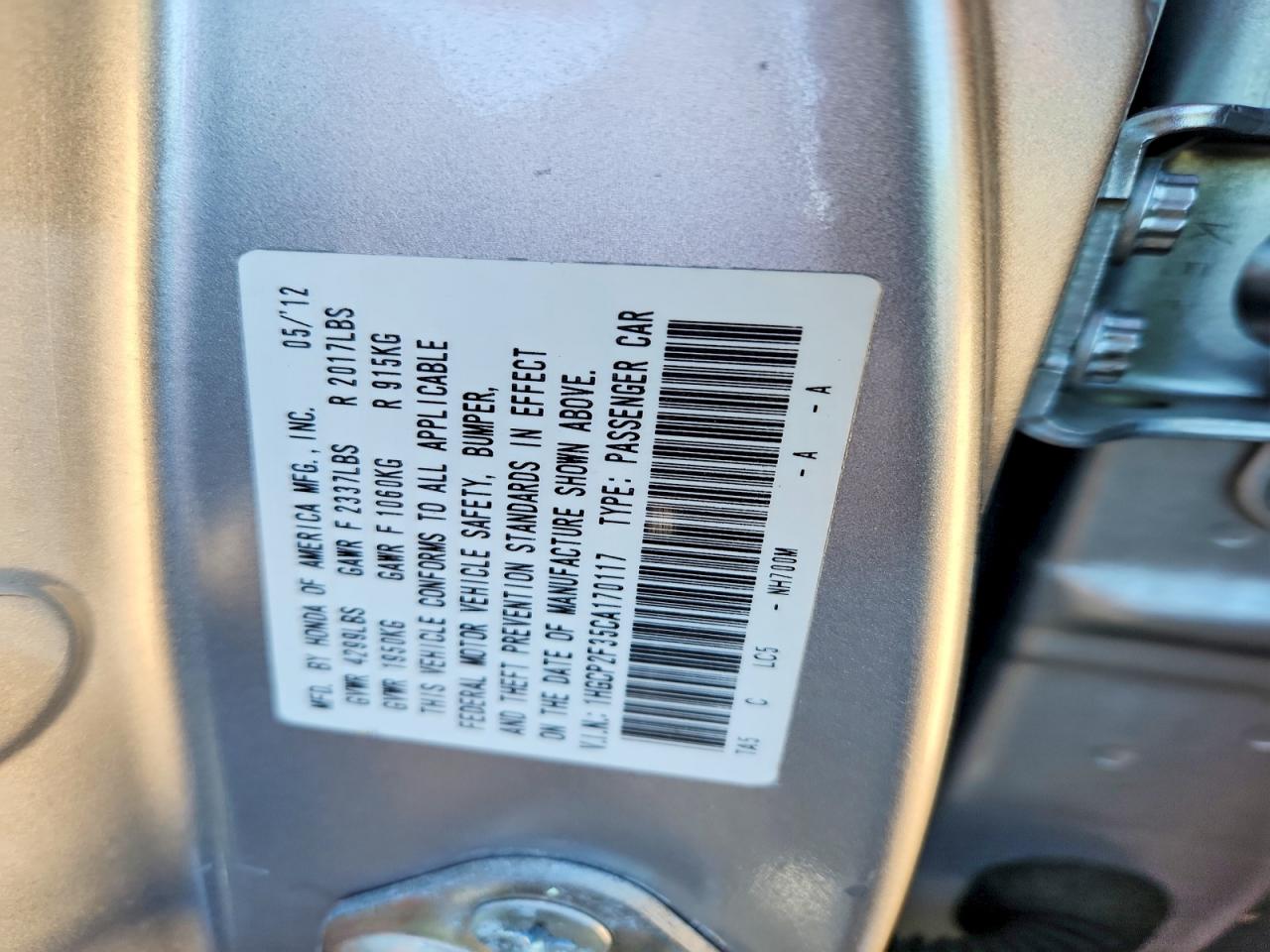 Honda Accord Lx