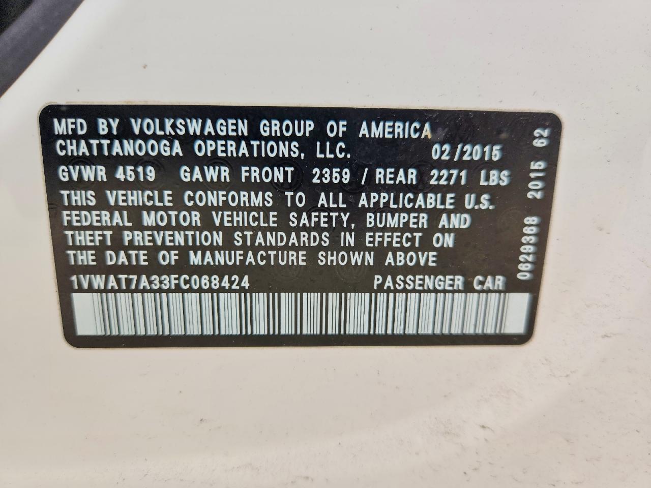 Volkswagen Passat S