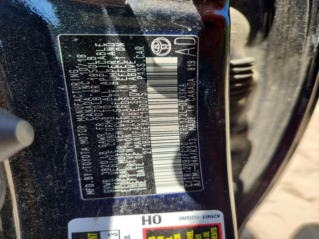 Toyota Corolla Se