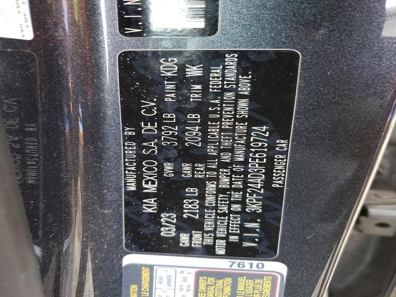 Kia Forte Lxs
