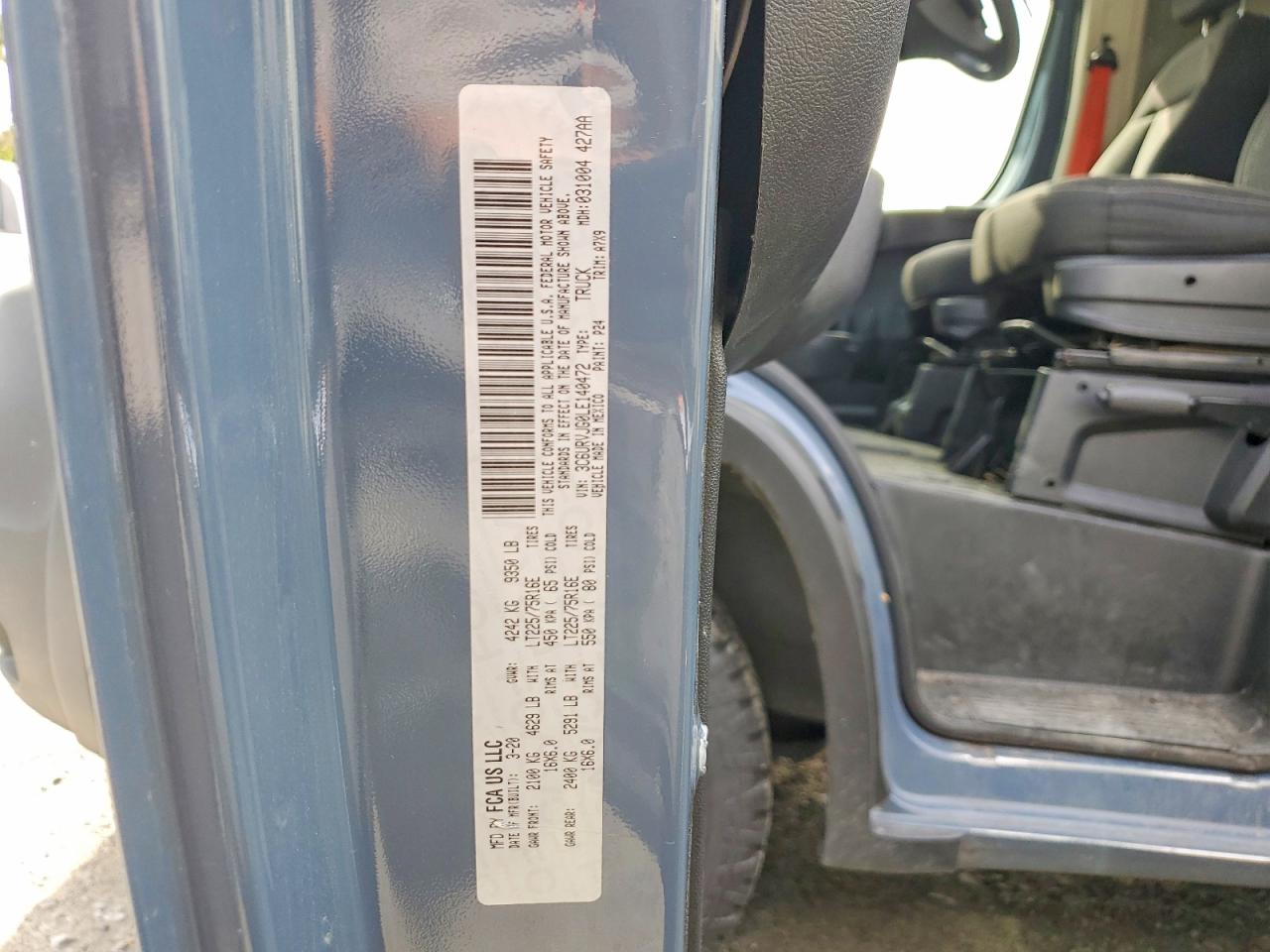 Ram Promaster 3500 High