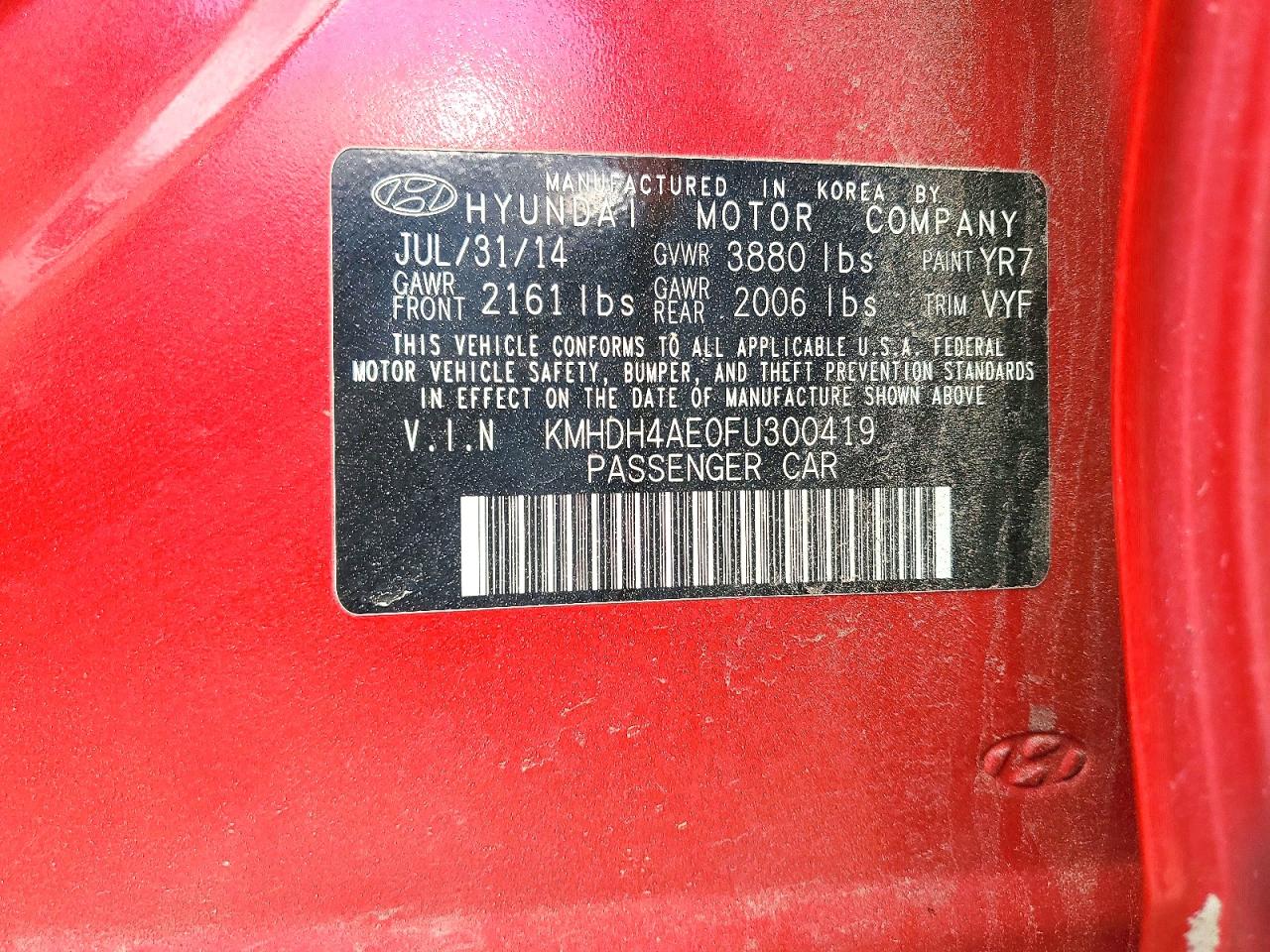 Hyundai ELANTRA Se