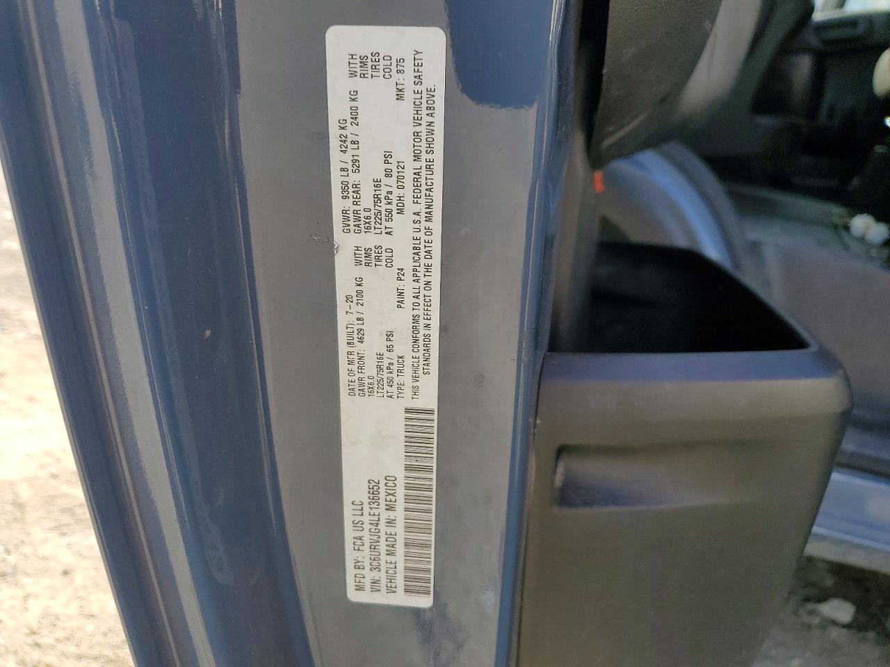 Ram Promaster 3500 High