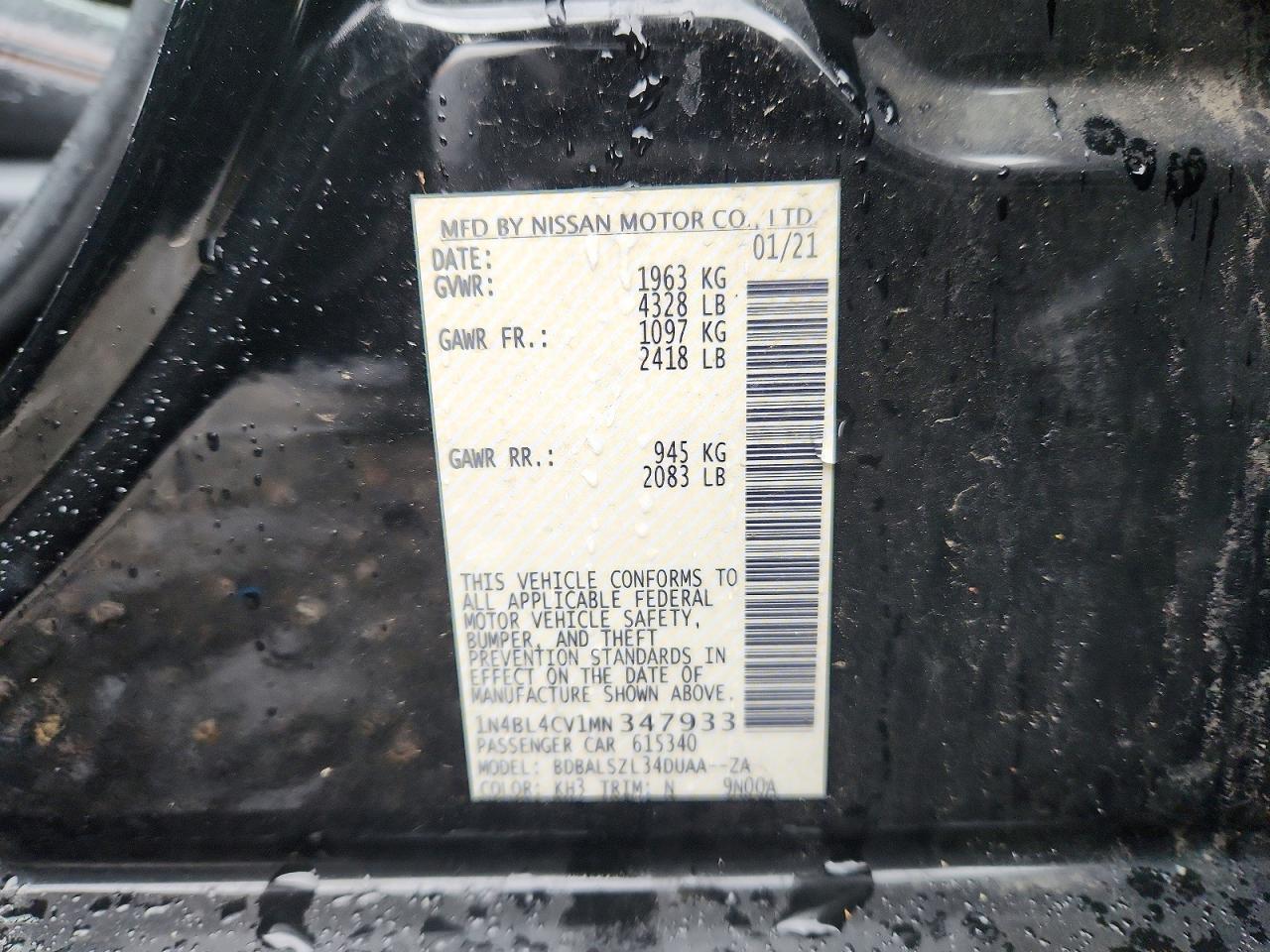 Nissan Altima Sr