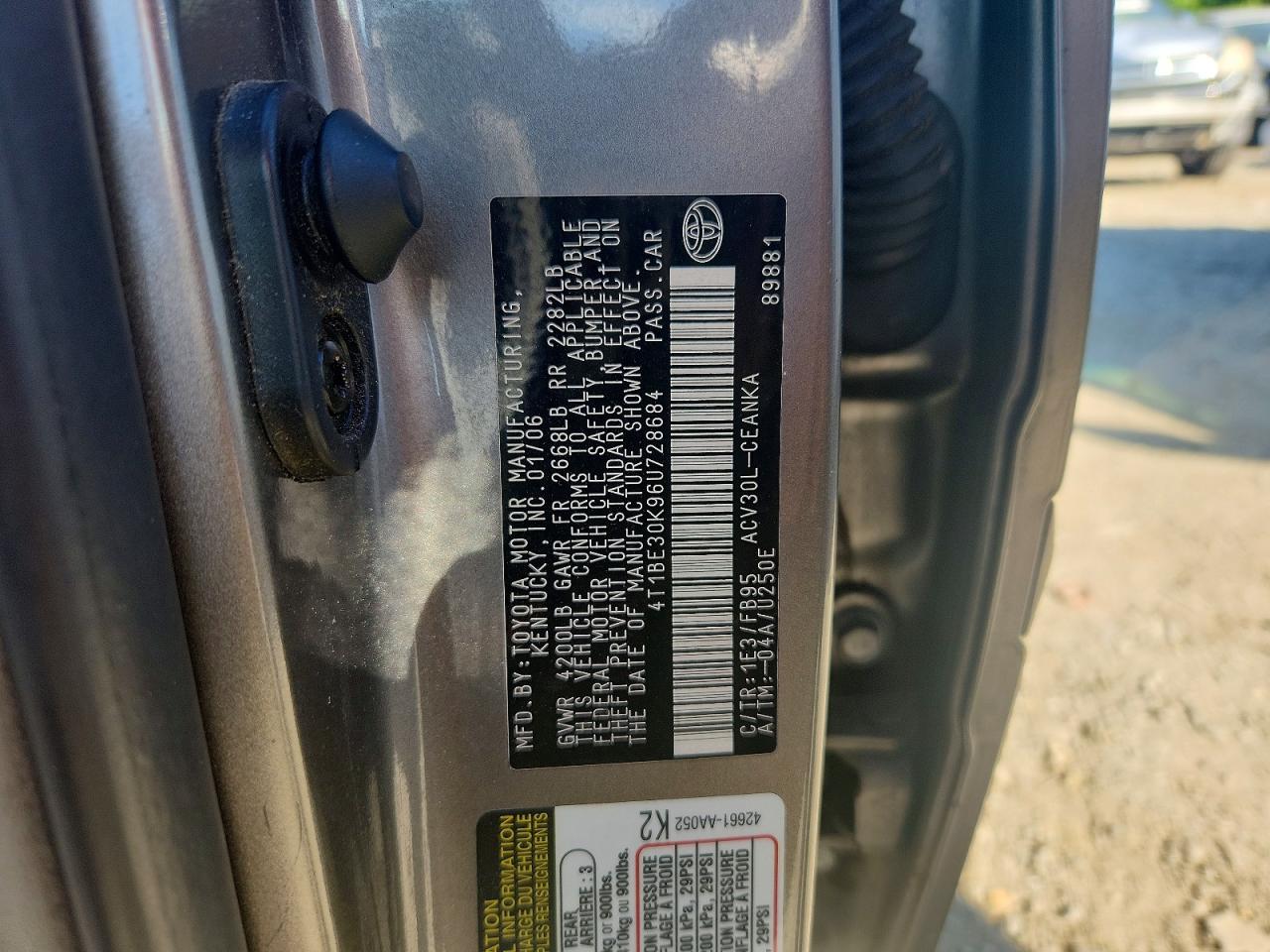 Toyota Camry Le