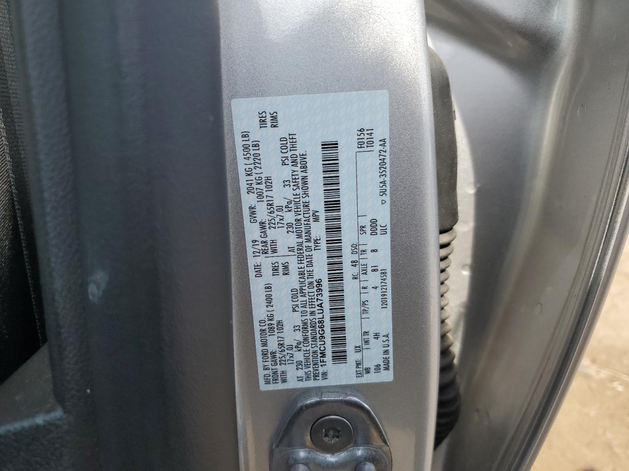 Ford Escape Se