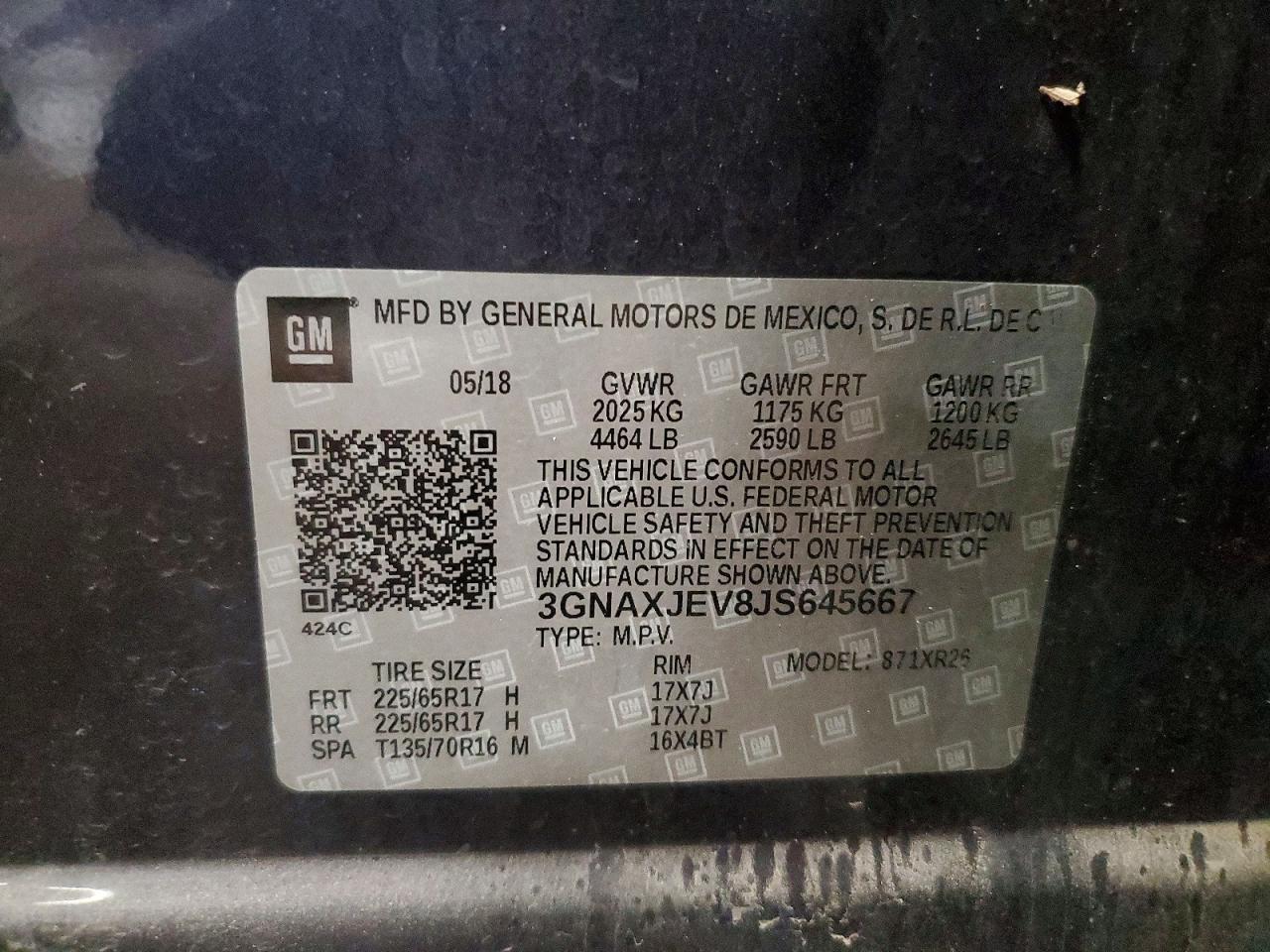 Chevrolet Equinox Lt