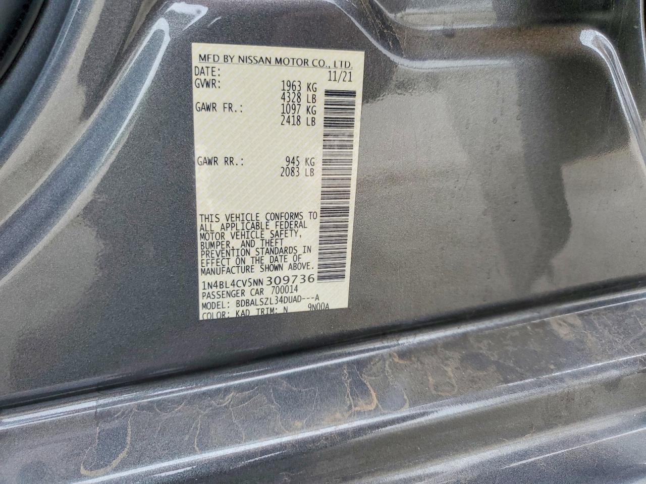Nissan Altima Sr