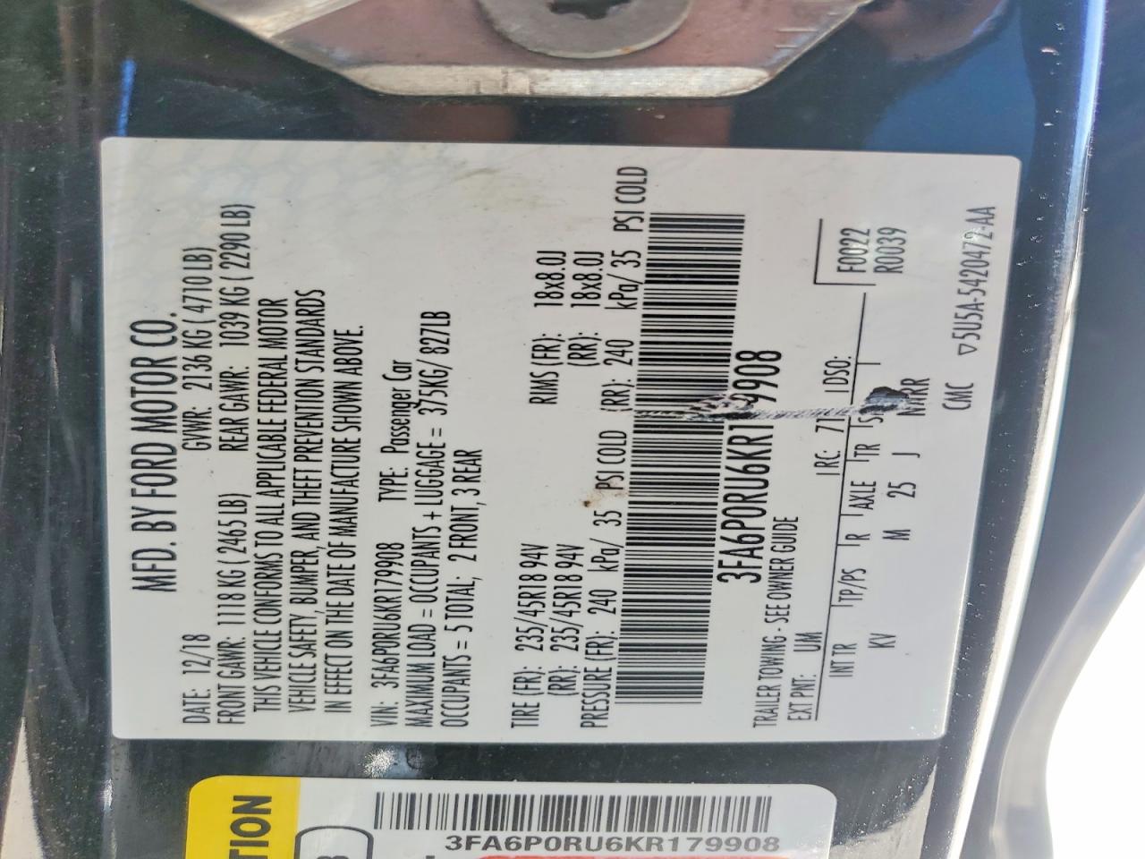 Ford Fusion Titanium