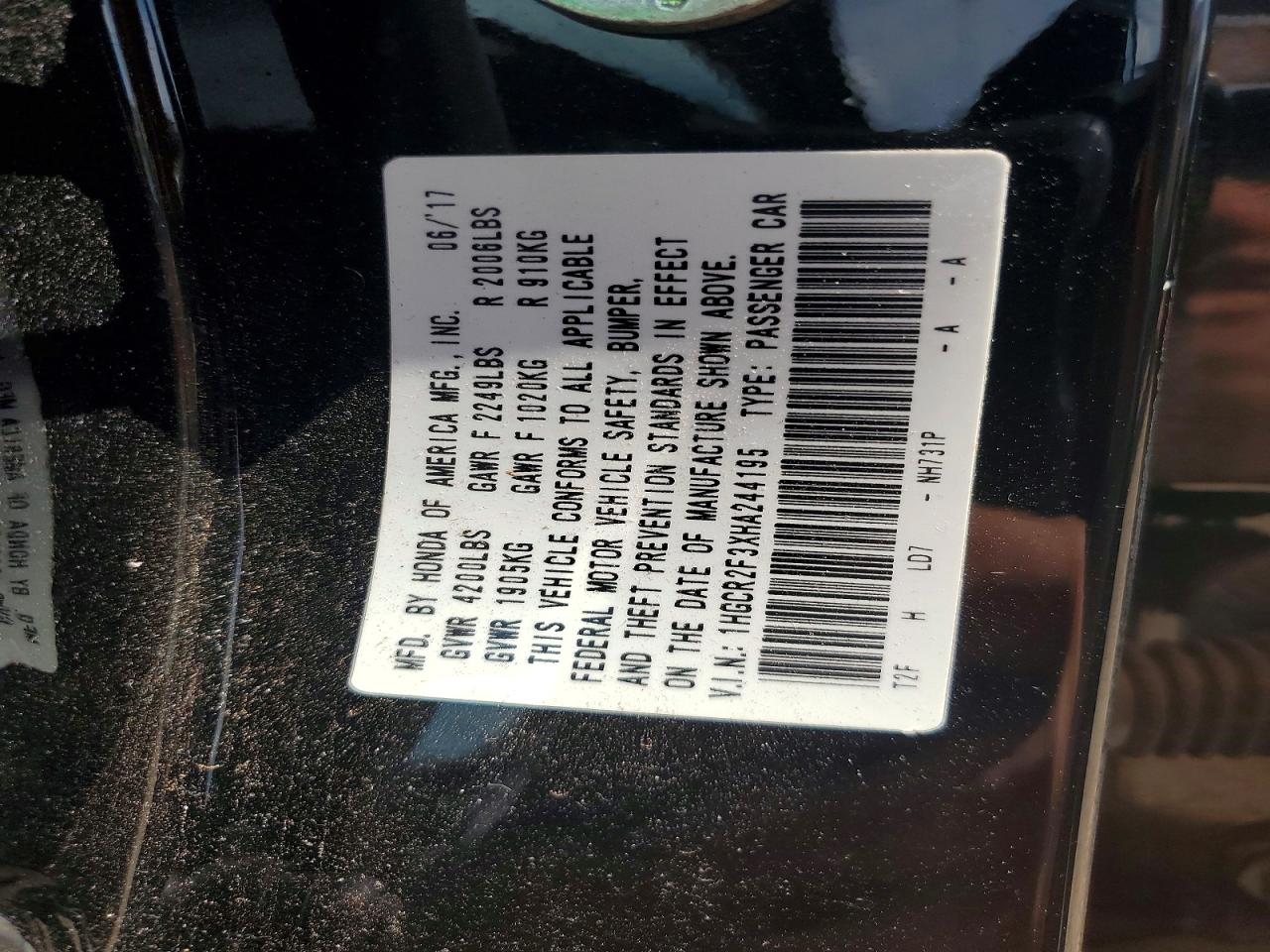 Honda Accord Lx