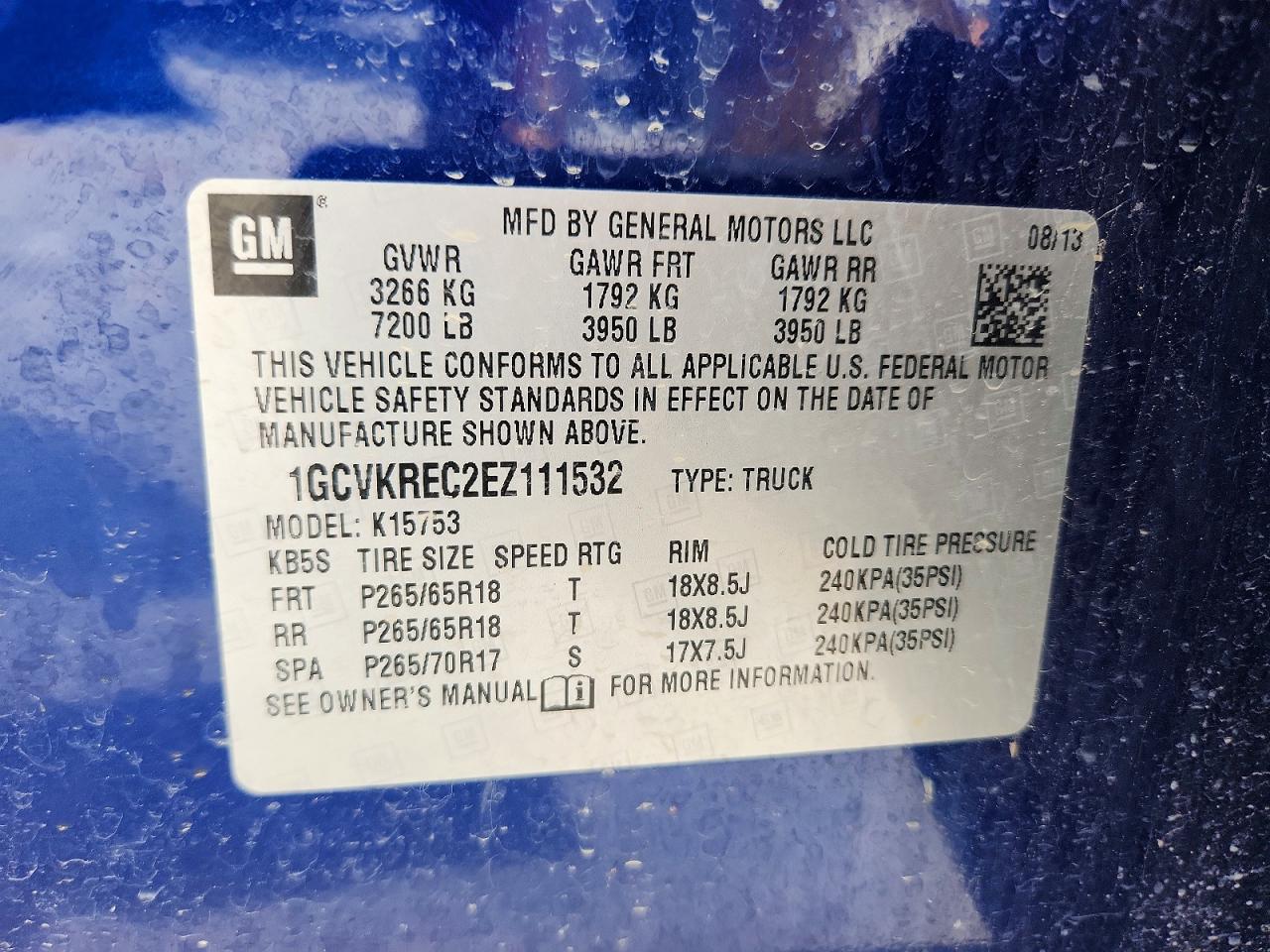 Chevrolet Silverado K1500 Lt