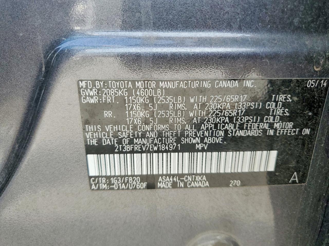 Toyota RAV4 Le