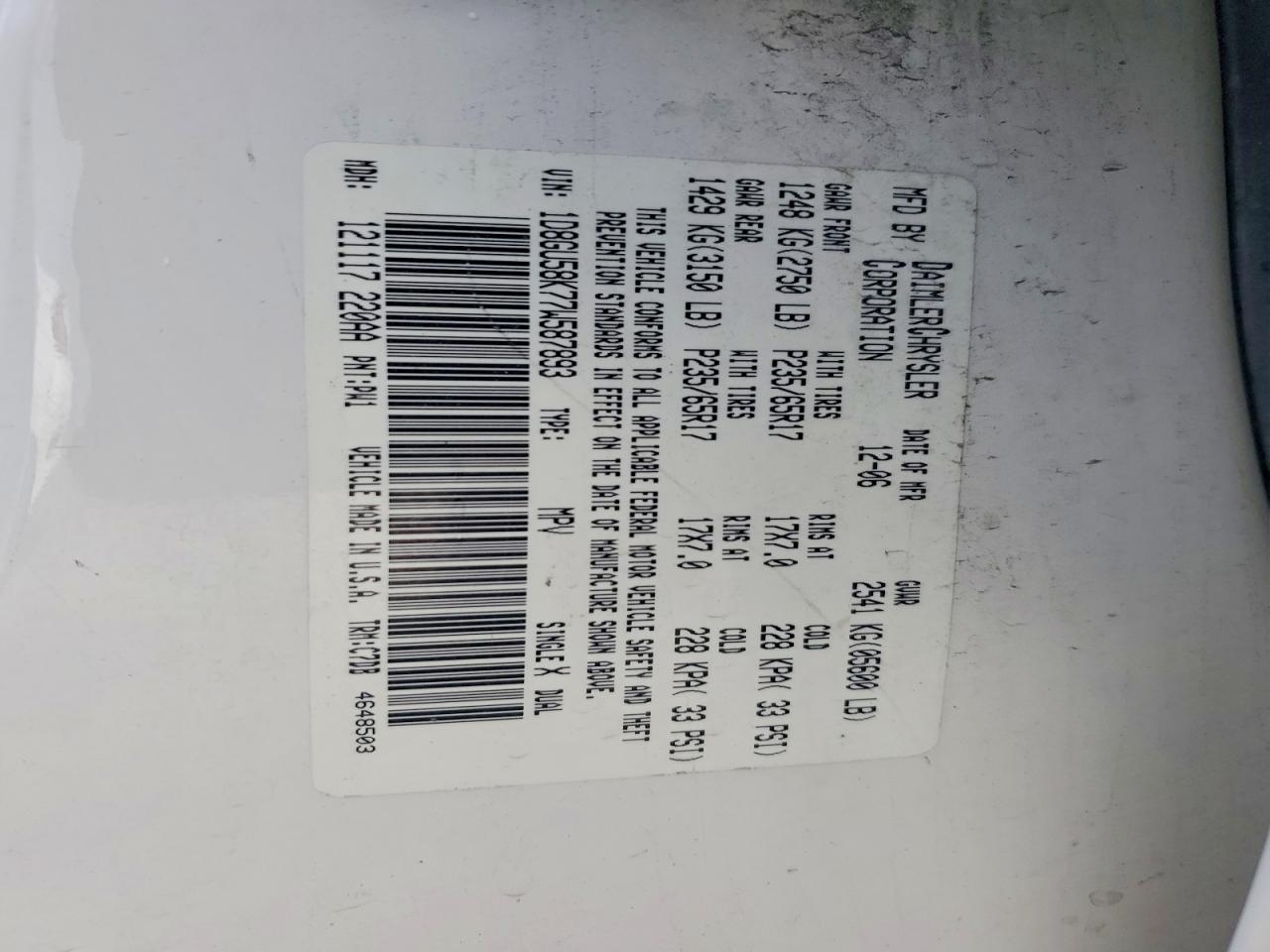 Dodge Nitro Slt