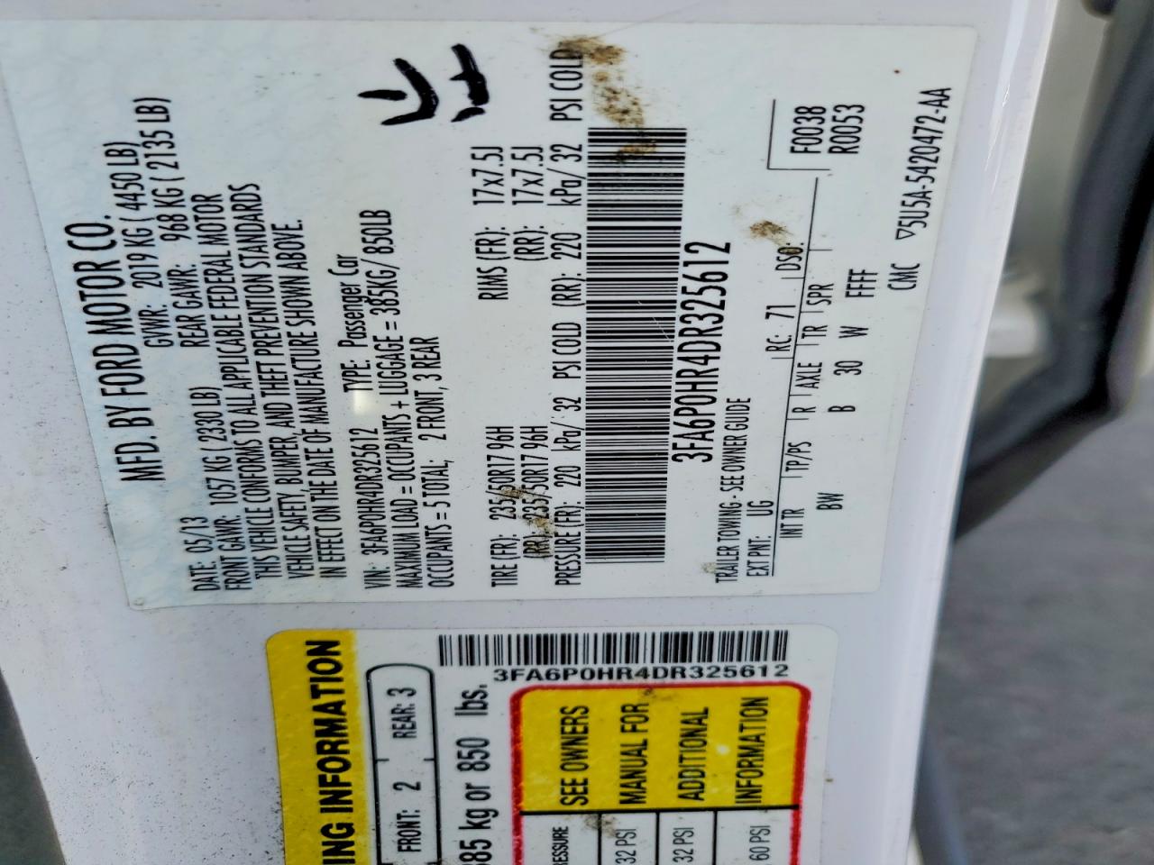 Ford Fusion Se