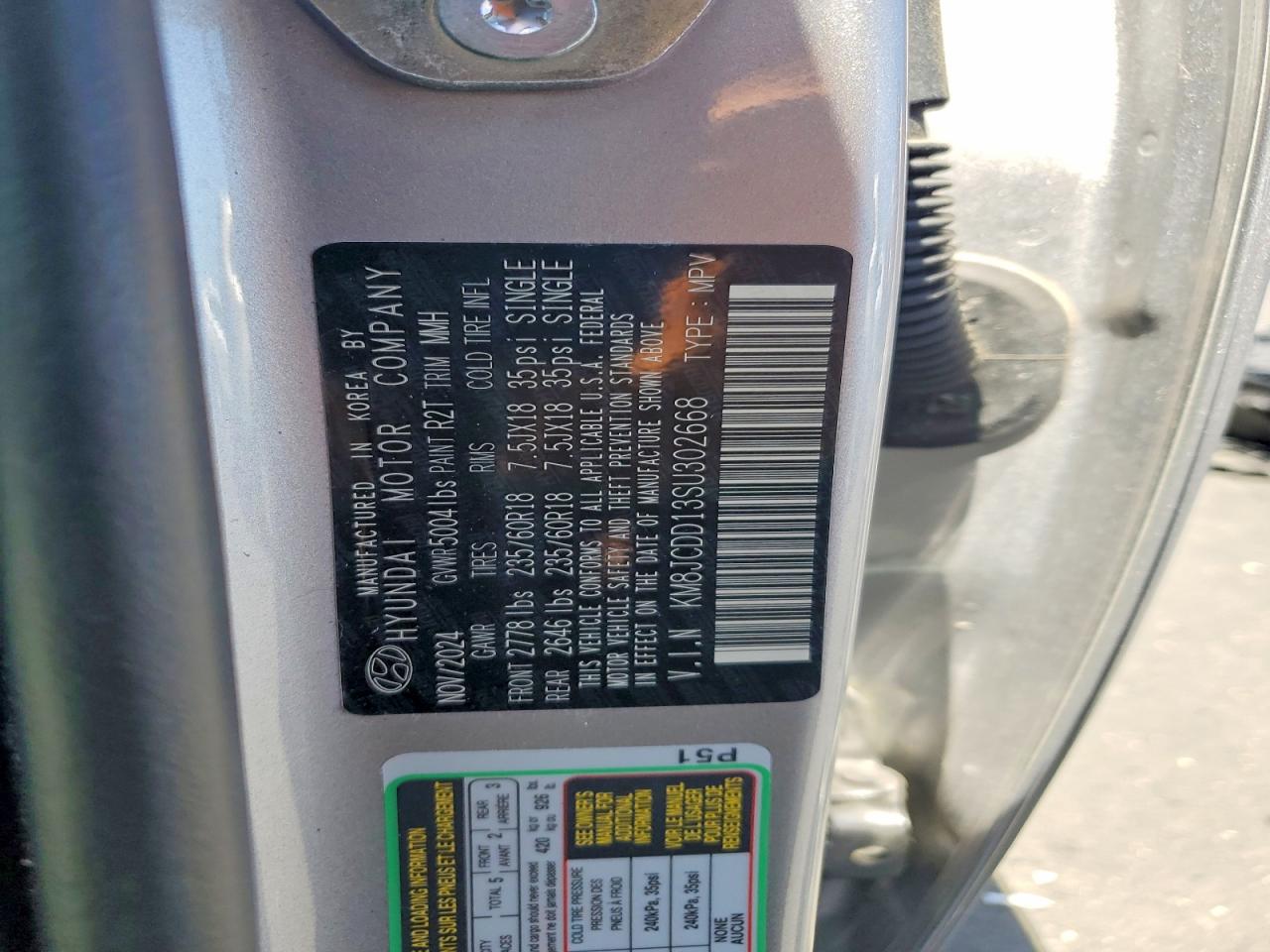 Hyundai TUCSON Sel Convenience