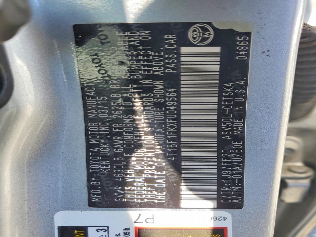Toyota Camry Se