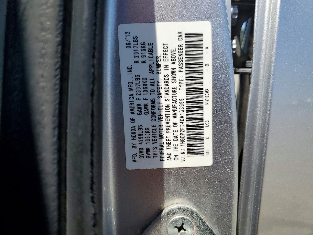 Honda Accord Lx