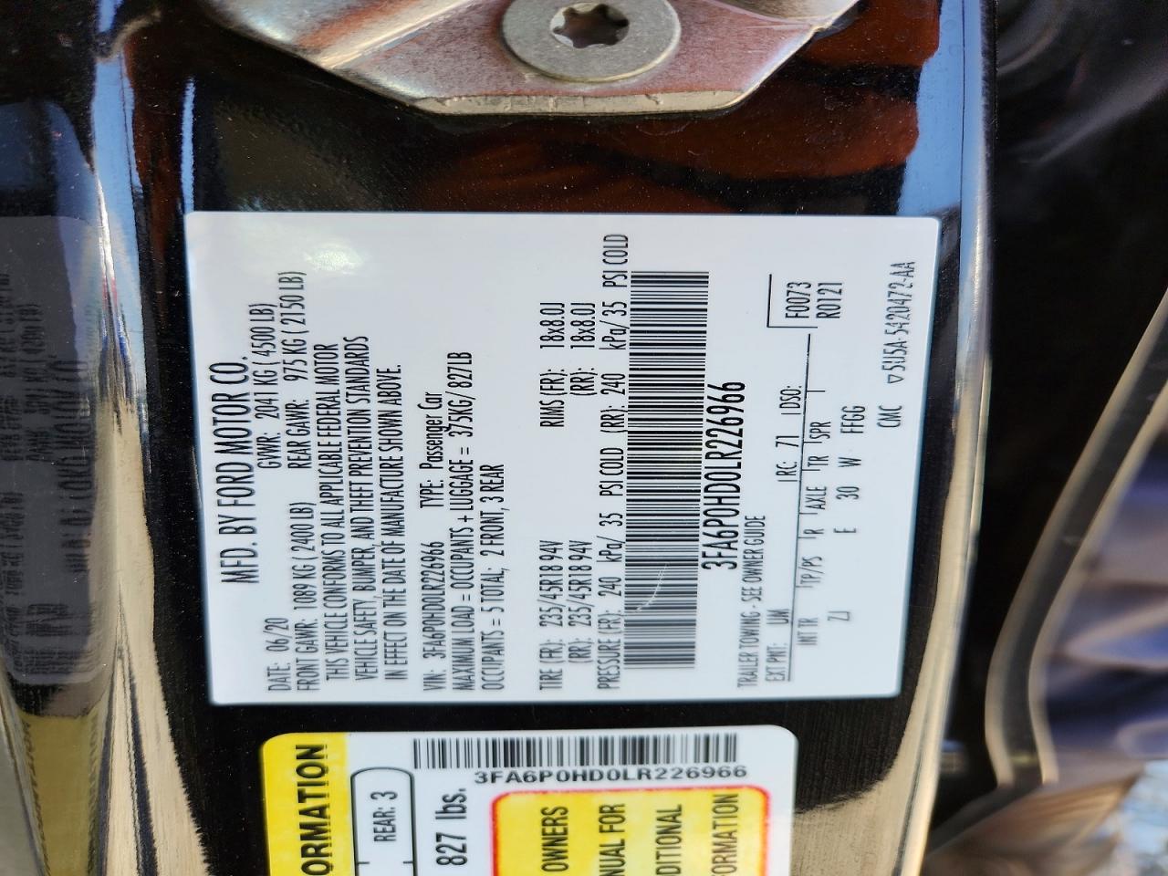 Ford Fusion Se