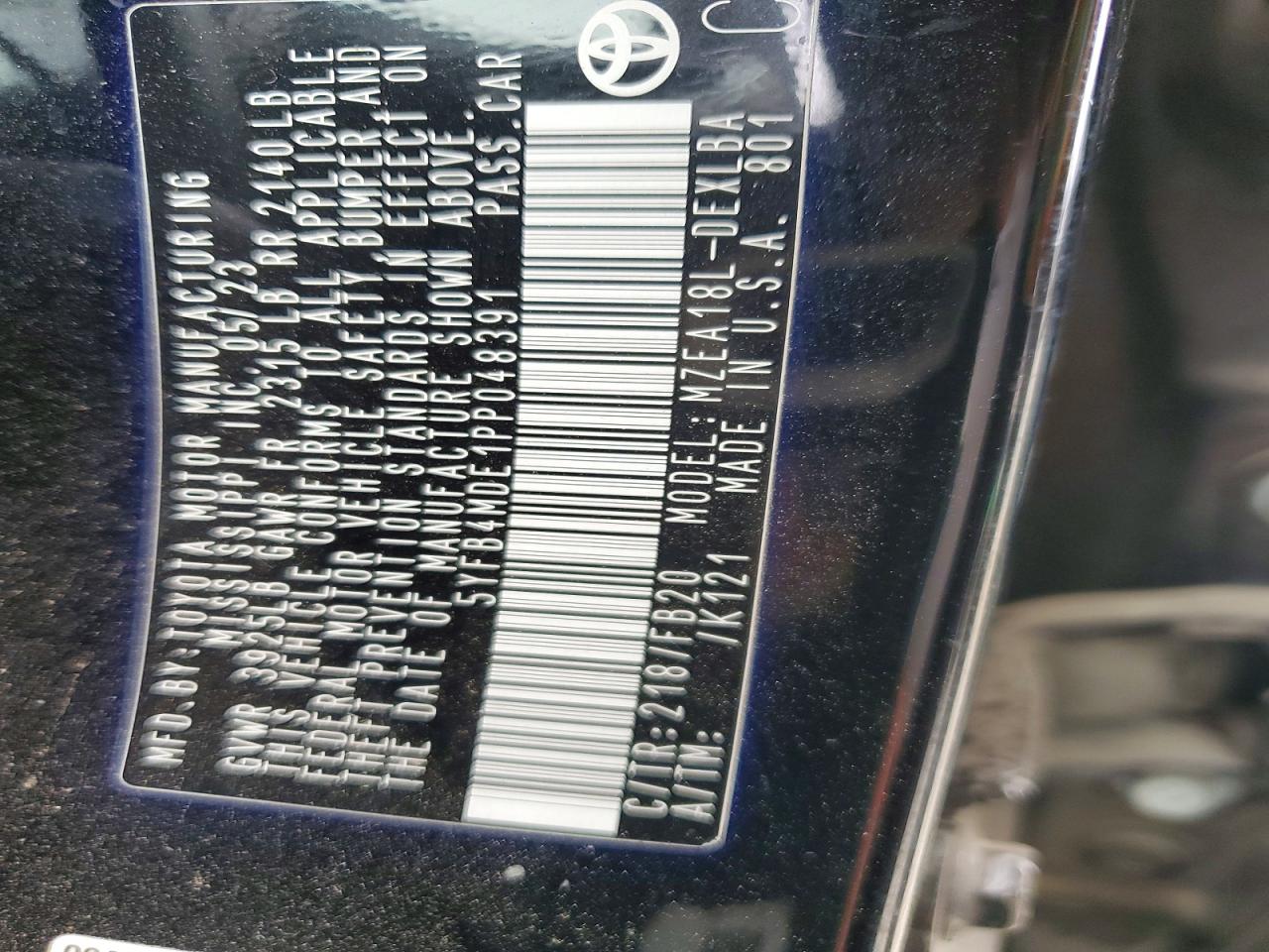 Toyota Corolla Le