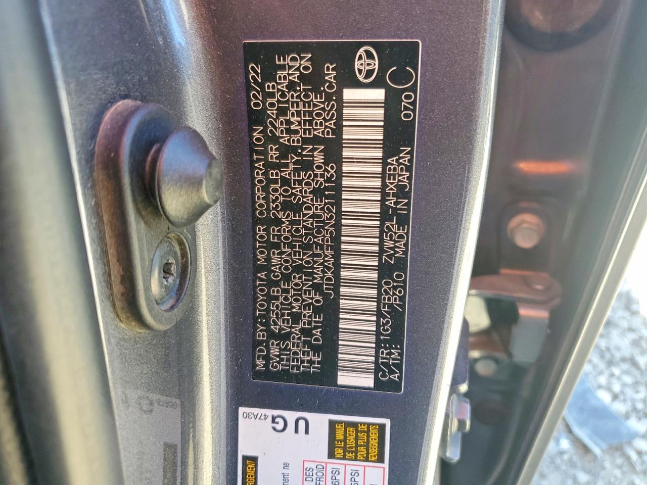 Toyota Prius Le