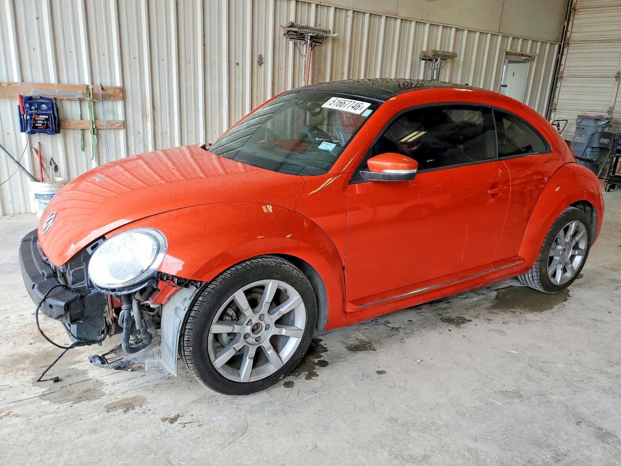 Salvage Volkswagen Beetle Image