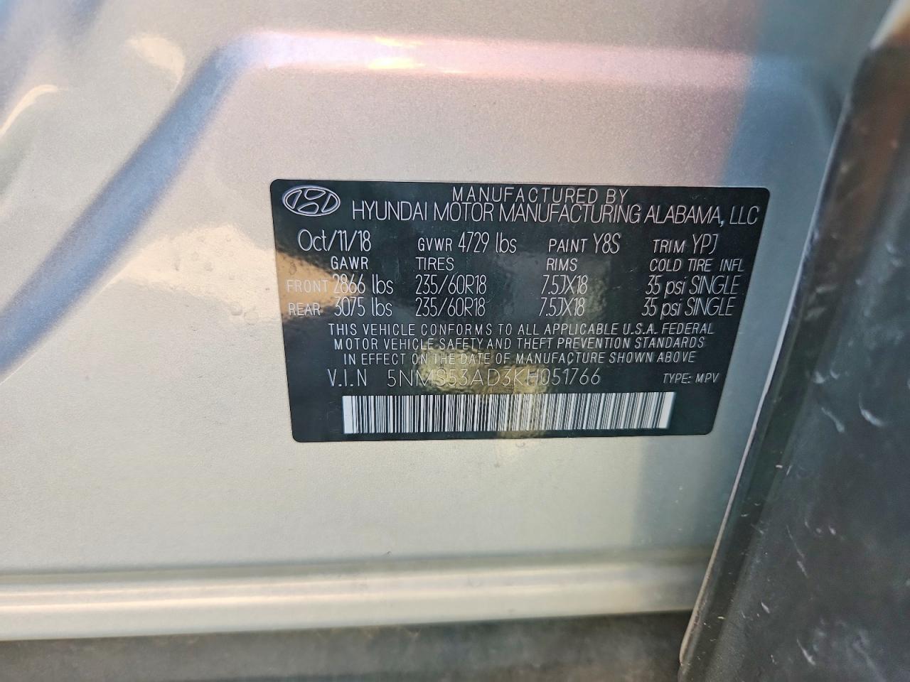 Hyundai SANTA FE Ultimate 2.4l