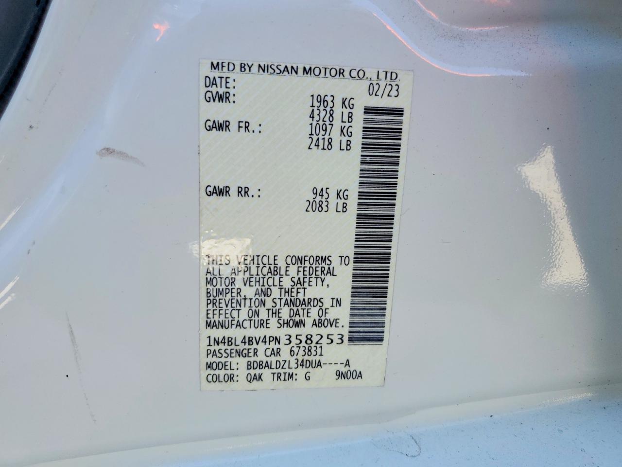 Nissan Altima 2.5 S