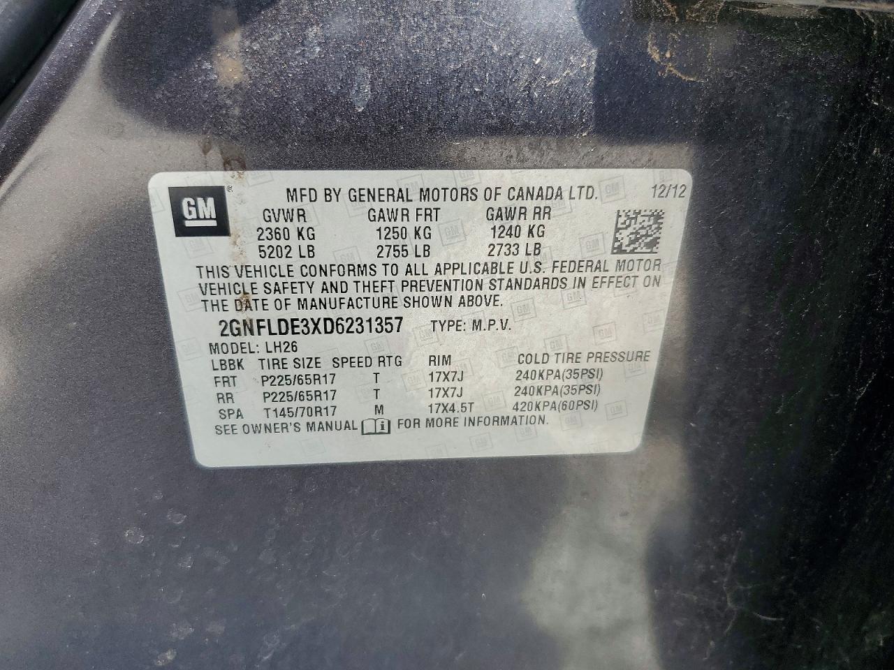 Chevrolet Equinox Lt