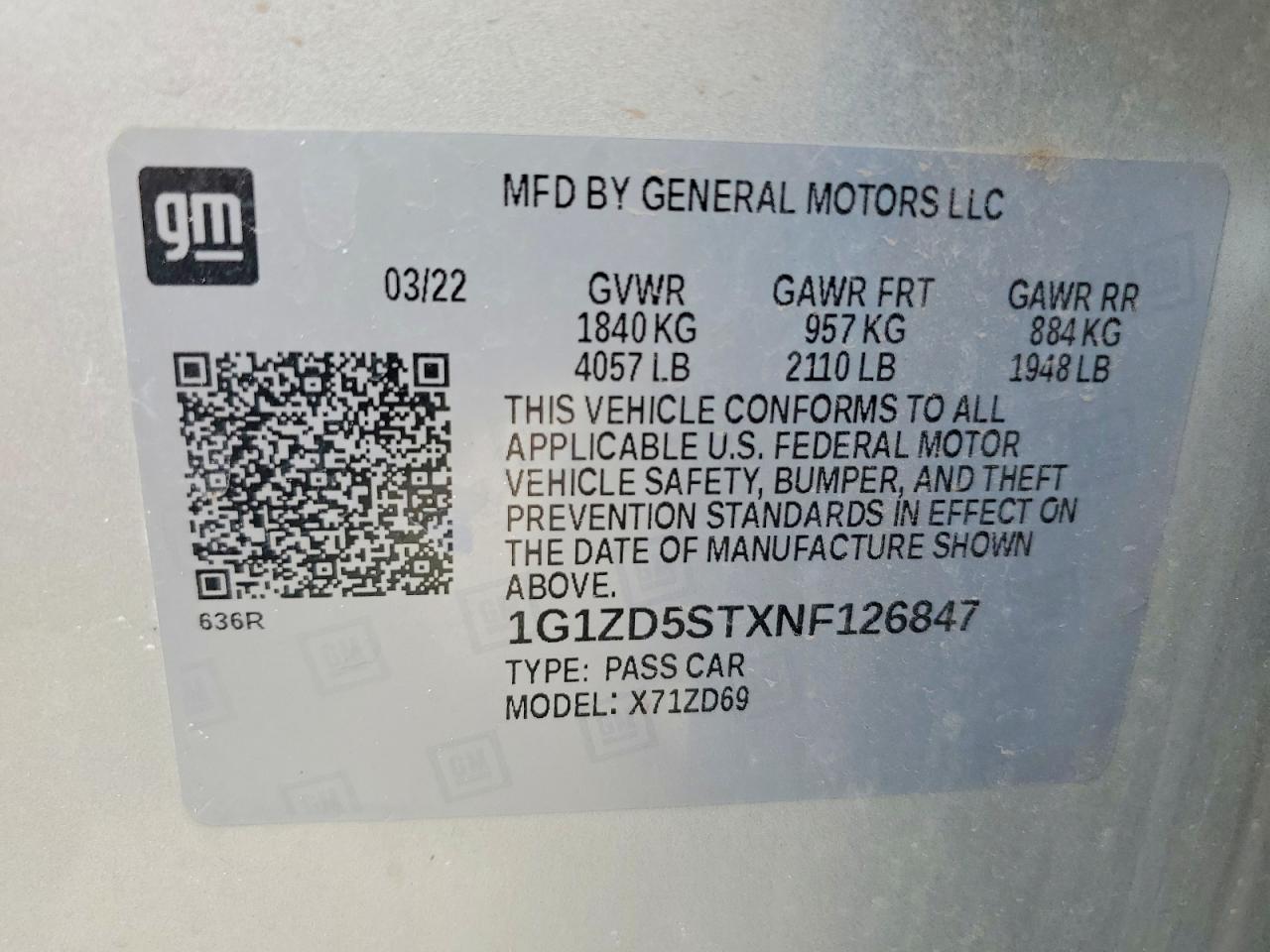 Chevrolet Malibu Lt