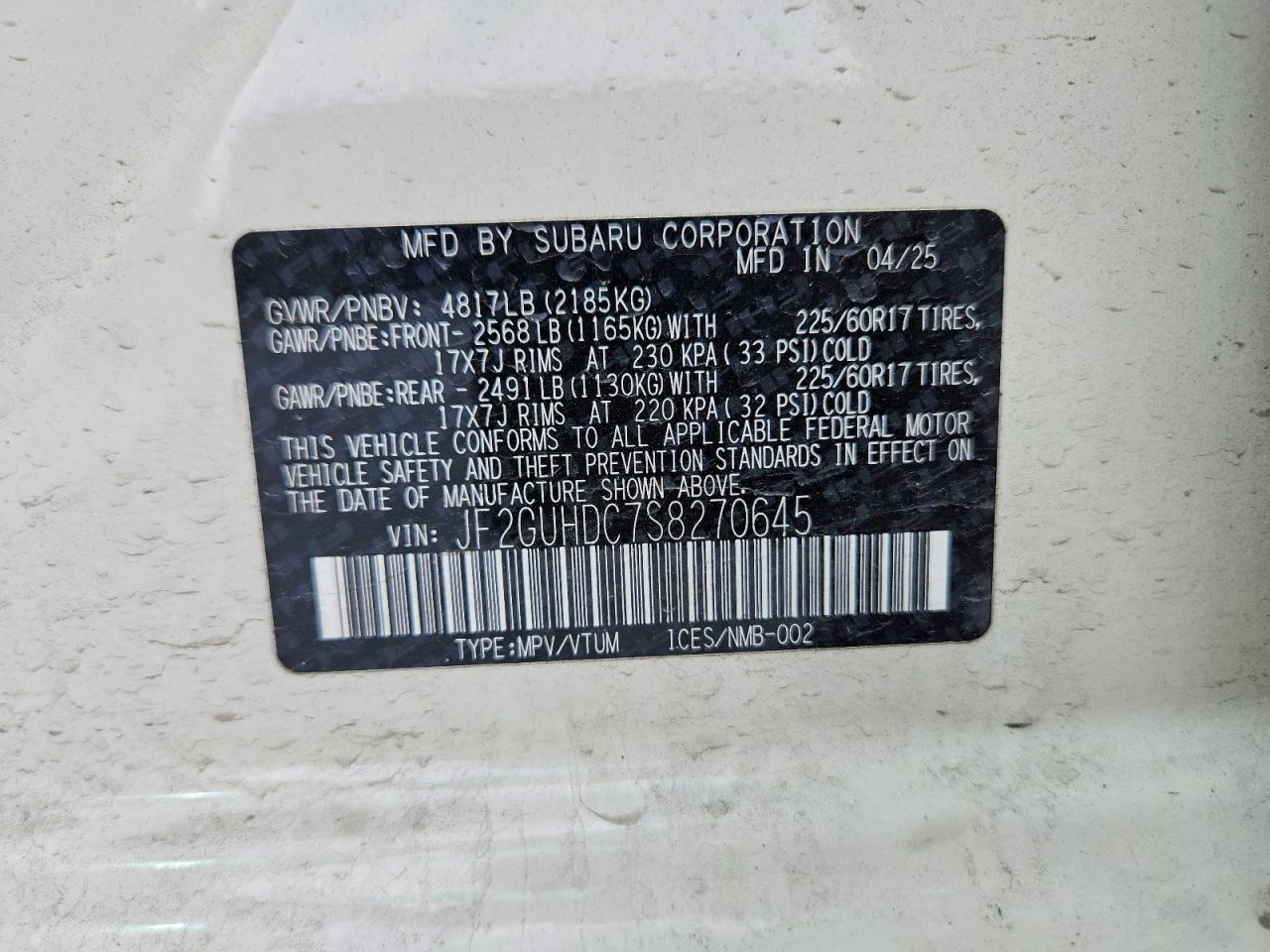 Subaru Crosstrek Premium